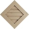 Ekena Millwork Timberthane Knotty Pine Diamond Faux Wood Non-Functional Gable Vent, Primed Tan, 36"W x 36"H GVURDI36X36DKPPR - alternate 1